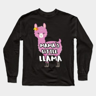 Matching Mother Daughter   Mamas Little Llama Long Sleeve T-Shirt